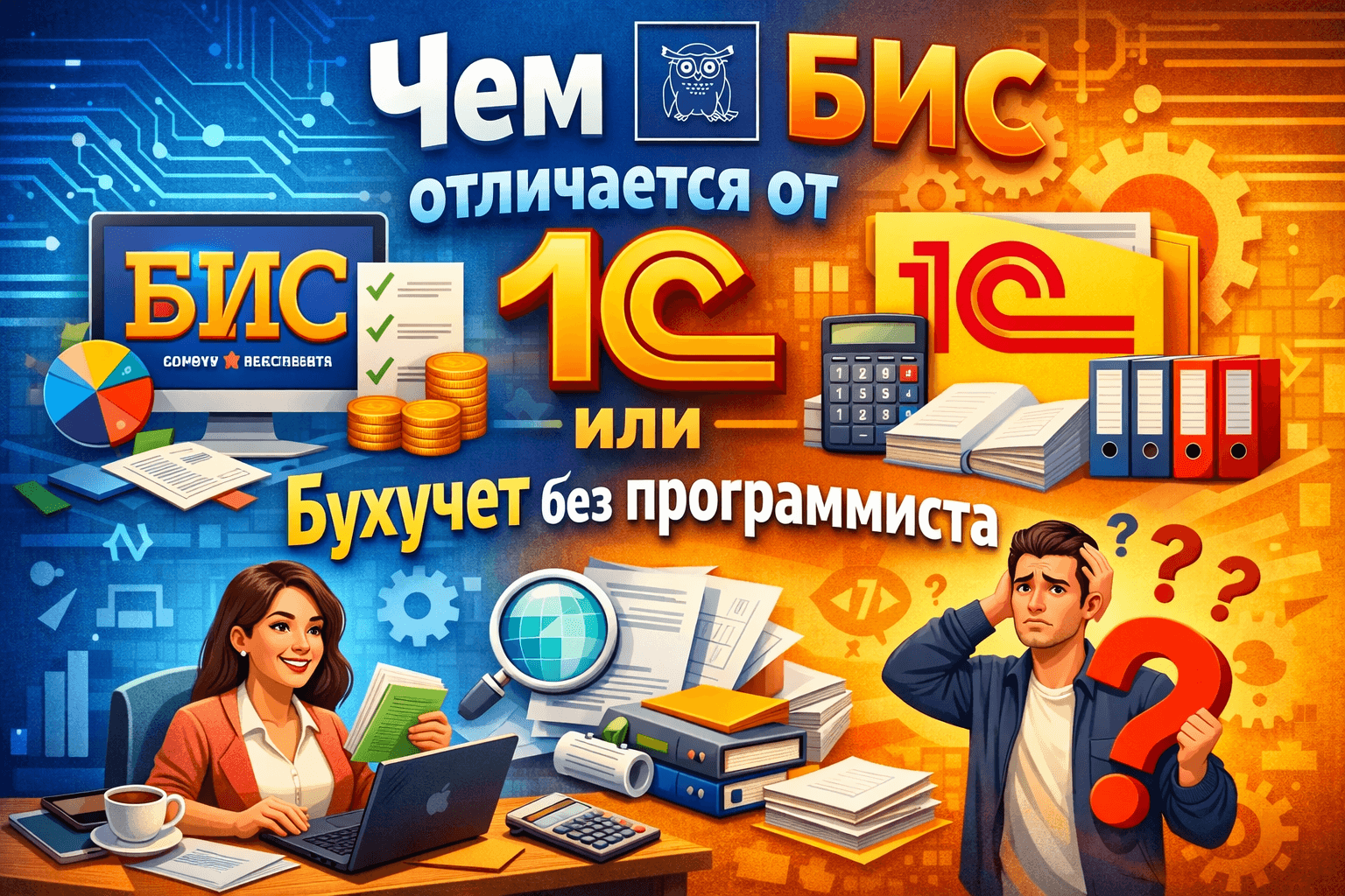 Чем БИС отличается от 1С или Бухучет без программиста (полная версия)